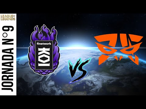 Finetwork KOI VS Fnatic TQ JORNADA 9 SUPERLIGA VERANO 2022 LEAGUE OF LEGENDS