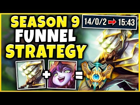 THIS FUNNELING BOOSTING STRATEGY IS DESTROYING CHALLENGER! (2V5 WIN EVERY GAME) - League of Legends