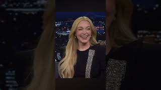 #lindsaylohan talking about Freaky Friday #jimmyfallon show #shorts