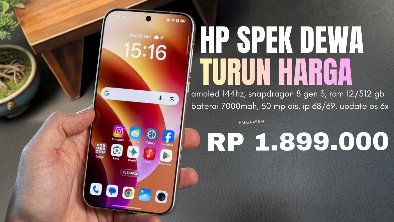 PROMO AKHIR TAHUN‼️RAM 12/512GB, 7000MAH - HP SPEK DEWA TURUN HARGA DESEMBER 2025