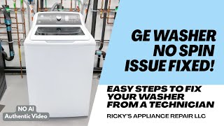 GE Washer Not Spinning? Everyone Misses This Simple Fix