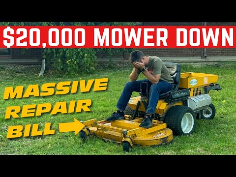 Catastrophic FAILURE Of My $20,000 Walker Mower... That's Gonna Hurt