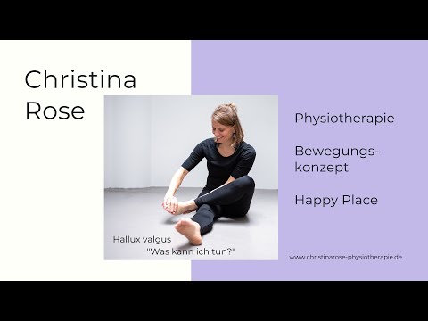 Hallux valgus - Darmstadts lustigste Physiotherapeutin - Anleitung zur Selbstbehandlung