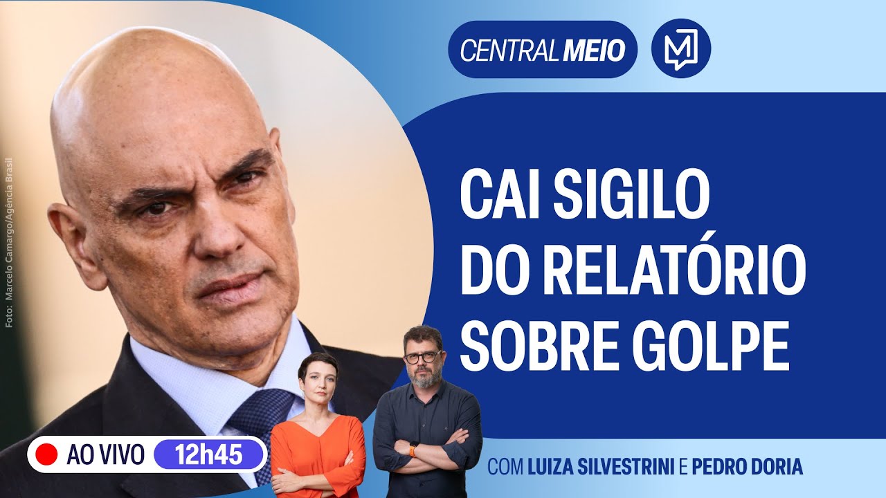 Moraes derruba sigilo do relatório da PF e envia material à PGR; Bolsonaro nega golpe | Central Meio