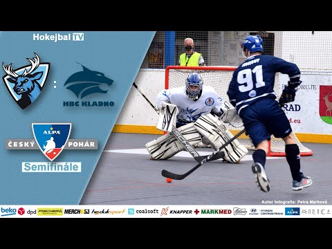 Highlights ALPA Český pohár - SK Hokejbal Letohrad vs. HBC Kladno | 2.semifinále | 11.6. 2022