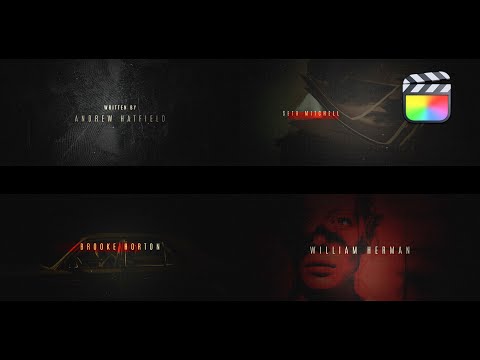 Atmospheric Intro Modular Template for Final Cut Pro — MotionVFX
