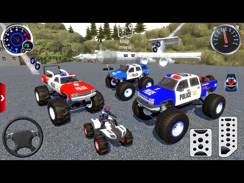 Impossible Police Monster Truck Stunts Driving Simulator - Offroad Outlaws Android / IOS Gameplay
