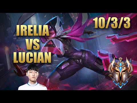 DWG Nuguri Irelia Top Vs Lucian- EUChallenger Patch 9.21