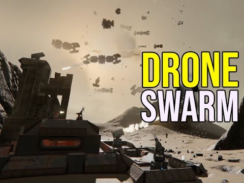 Space Engineer's -  AI Drone Swarm Destroys Everything