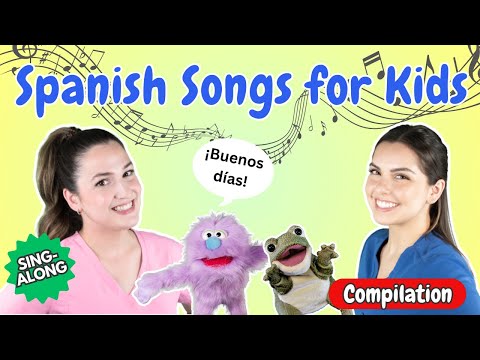 Spanish Songs & Nursery Rhyme Compilation | Sing-Along with TeleLingo | Canciones Infantiles