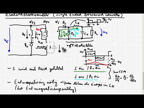 LE4_6g DC/DC Wandler - Eintaktflusswandler - Schaltung - Funktion