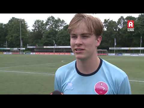 Frank van der Hoorn na De Zouaven - Alphense Boys (1-1)