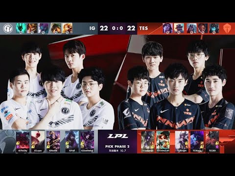 IG (Rookie Leblanc) VS TES (Knight Syndra) Game 1 Highlights  |  2020 LPL Spring Playoffs R2 |