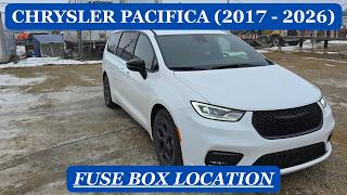 Chrysler Pacifica - FUSE BOX LOCATION (2017 - 2026) | Voyager & Grand Caravan