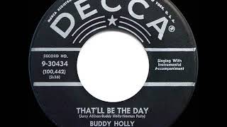 1st RECORDING OF: That’ll Be The Day - Buddy Holly &amp; The Three Tunes (1956)