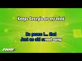 Ray Charles - Georgia On My Mind - Karaoke Version from Zoom Karaoke