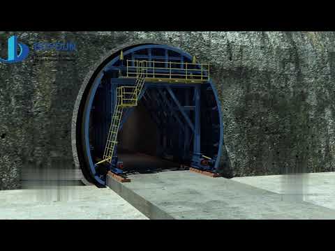 Tunnel Lining Trolley Installation from Boyoun