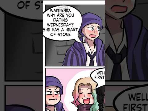 Enid Defends Wednesday To Ajax | Wednesday #Shorts