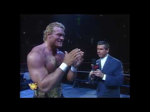 WWF Champ Sycho Sid "I am a Super Predator" Promo! Shawn Michaels watches backstage (WWF)