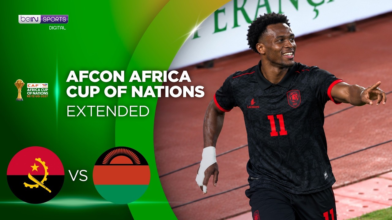 Angola vs Malawi | EXTENDED HIGHLIGHTS 2027 AFCON Qualifiers | 10/06/2026 | beIN SPORTS USA