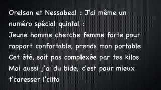 Nessbeal Ft. Orelsan - Ma Grosse - Paroles