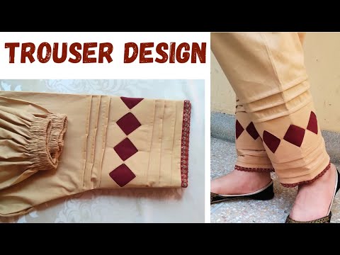Very Latest and Stylish Trouser Design / Easy Cutting and Stitching / Summer Trouser Design