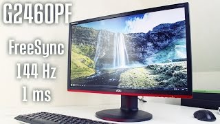 Video thumbnail for AOC G2460PF - 144 Hz 1ms Gaming Monitor! by Zenchillis Hardware Reviews