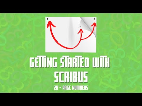 Getting Started with Scribus: 20 - Page Numbers