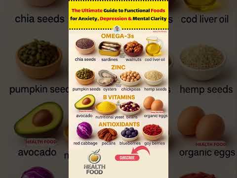 Feed Your Brain: The Ultimate Guide to Functional Foods for Anxiety, Depression & Mental Clarity
