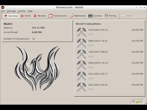 Phoenixcoin как майнить новая топовая крипто монета на 13.08.17