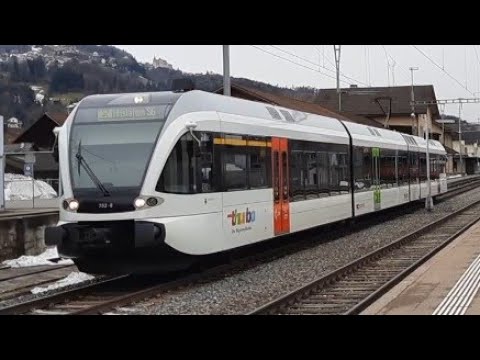 Thurbo GTW abfahrt in St. Margrethen