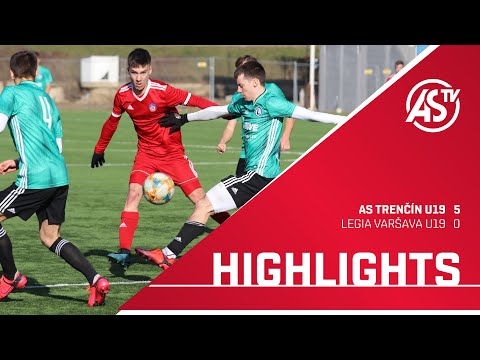 ASTV HIGHLIGHTS | AS Trenčín U19 - Legia Varšava U19 5:0 (4:0)