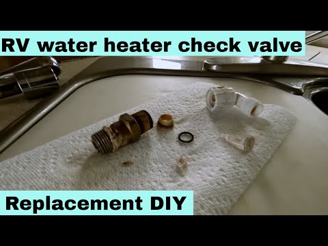RV Water Heater Check Valve Replacement - No Hot Water Diagnosis and Fix