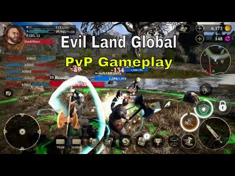 Evil Lands gameplay: PvP Gameplay & Killing The Orc Leader Quest