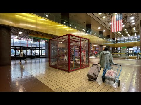 George Rhoads: 42nd Street Ballroom / Port Authority Bus Terminal, New York