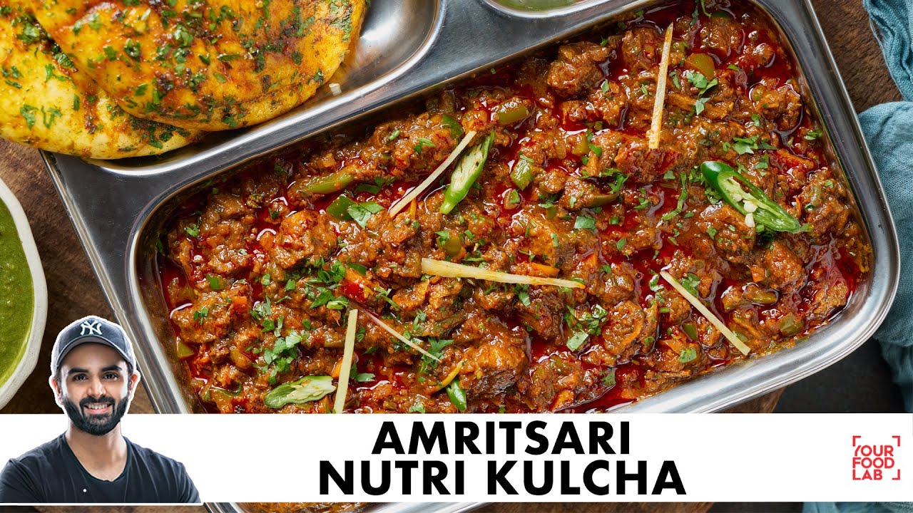 Amritsari Nutri Kulcha Recipe | Street Style Soya Bhuna Masala | न्यूट्री कुलचा | Chef Sanjyot Keer