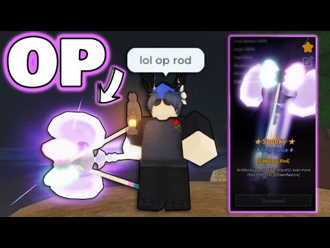 SHOWCASING NEW FABULOUS DEV ROD ITS OP In FISCH Roblox...