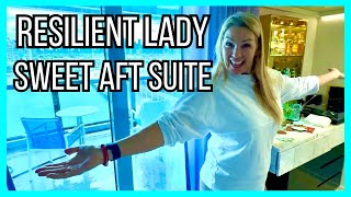 Virgin Voyages Resilient Lady Sweet Aft Suite Tour Cabin 10009A