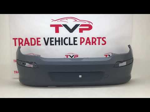 Fits Peugeot 308 2007-2013 Rear Bumper Primed Standard Models 3 & 5 Door No Pdc video
