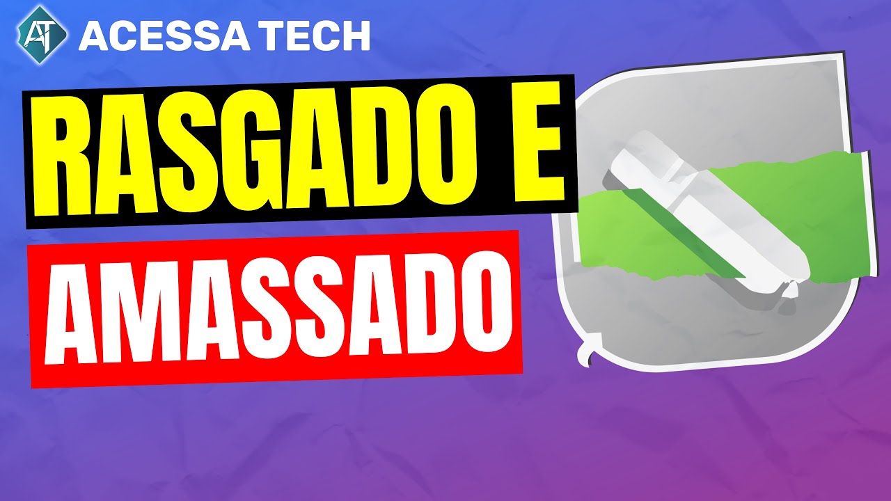 Thumbnail do tutorial: EFEITO DUPLO: Crie Papel Rasgado + Amassado no CorelDRAW