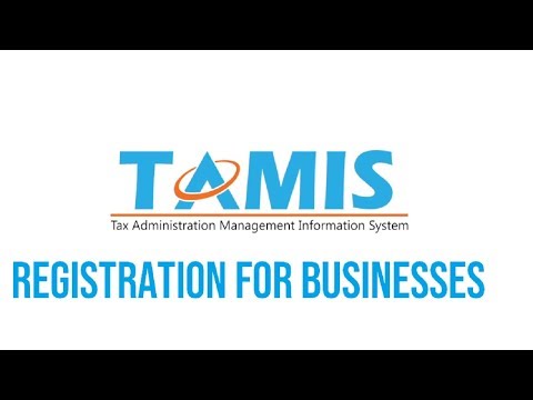TAMIS Registration Tutorial for Businesses
