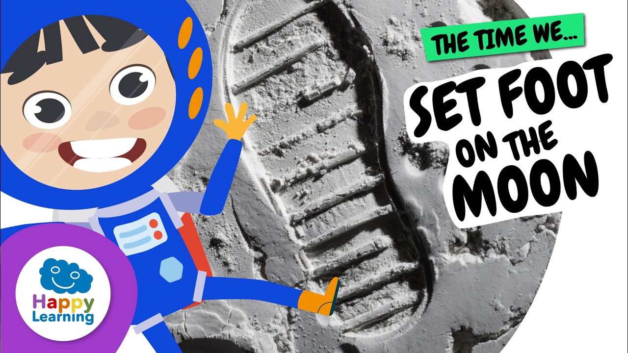 🚀 THE SPACE RACE. How did we get to THE MOON? 🌕 | Educational Videos for Children | @HappyLearningEN