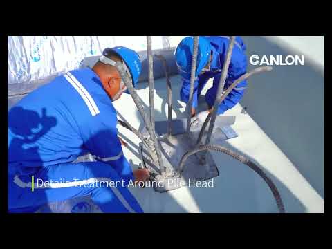 HDPE Pre-applied Waterproofing Membrane