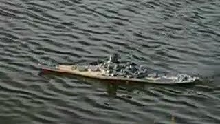 preview picture of video '1/350 Tamiya BB-62 USS New Jersey RC conversion - scale model boat - part 2'