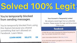 How to Recover Temporary Blocked Account in Facebook Tutorials (Tagalog)