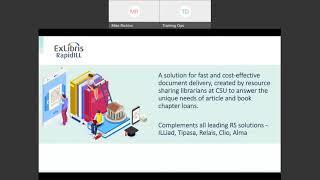 Alma Interoperability: RapidILL