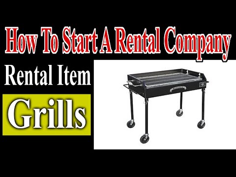 Grills - How To Start An Event Rental Business