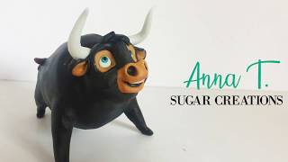 Ferdinand The Bull Sugar Paste Topper Tutorial
