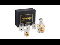 Whisky Set 5-teilig Gold - Glas - 10 x 25 x 10 cm