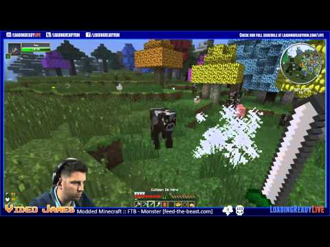 Video Games w/ Video James — Minecraft: FTB Monster Ep 4